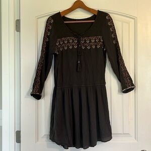 American Eagle Boho Gauzy Dress Large